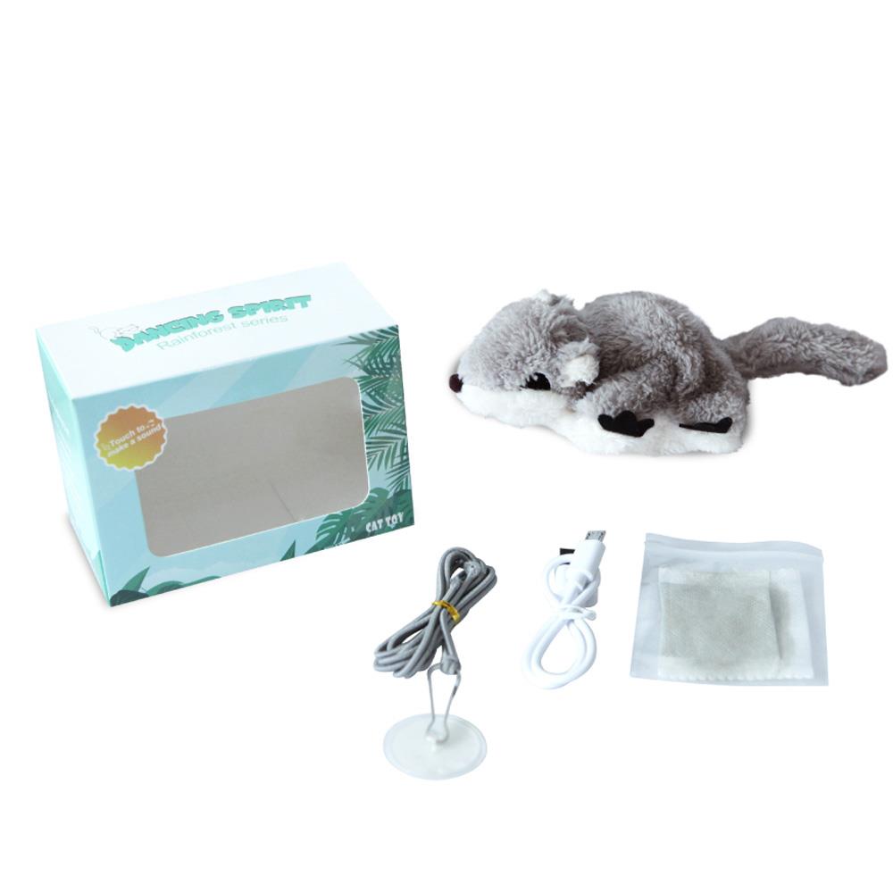 ของเล่นแมว KAFBO DANCING SQUIRREL สี GRAY