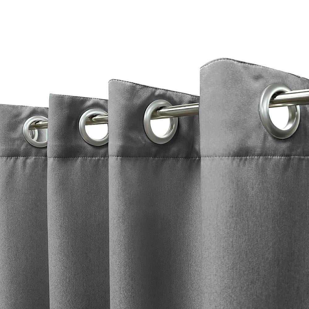 ผ้าม่าน EYELET HOME LIVING STYLE NELSON UV 270X220 ซม. สีเทาเข้ม