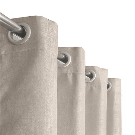 ผ้าม่าน EYELET HOME LIVING STYLE FLAT UV 140X220 ซม. สีครีม_1