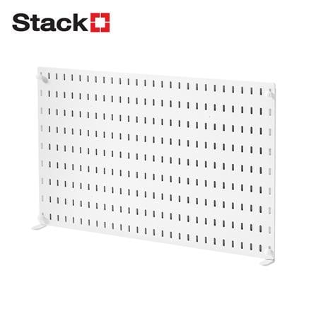 แผงพลาสติกพร้อมขายึดโต๊ะ STACKO TIDY 56x1.2x36 ซม. สีขาว_0