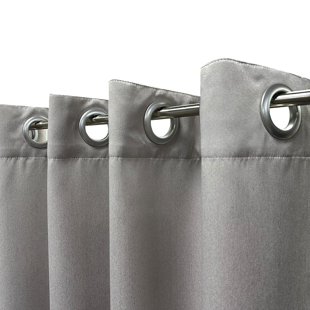 ผ้าม่าน EYELET HOME LIVING STYLE NELSON UV 270X160 ซม. สีเทาอ่อน