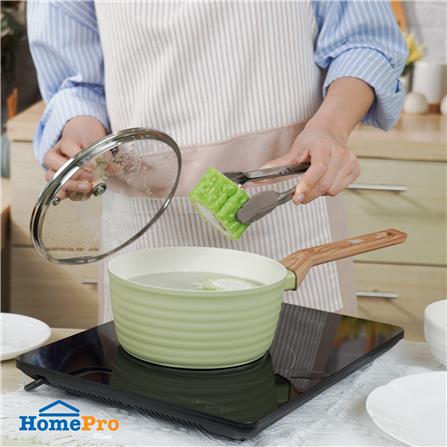 หม้อด้าม 18 ซม. KECH ELLE IH สีเขียว_4