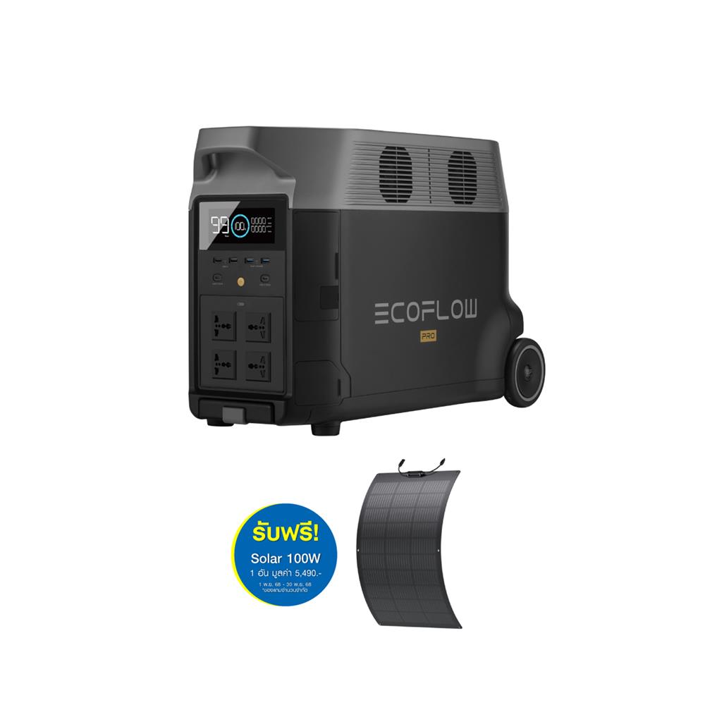 POWER BOX ECOFLOW DELTA PRO 3600 วัตต์ สีดำ
