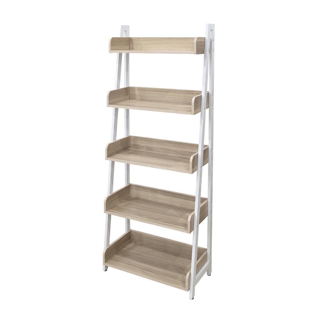 ชั้นวางของโล่ง 5 ชั้น FURDINI GEPPER 67 ซม. สีไวท์โอ๊ค/ขาว_0