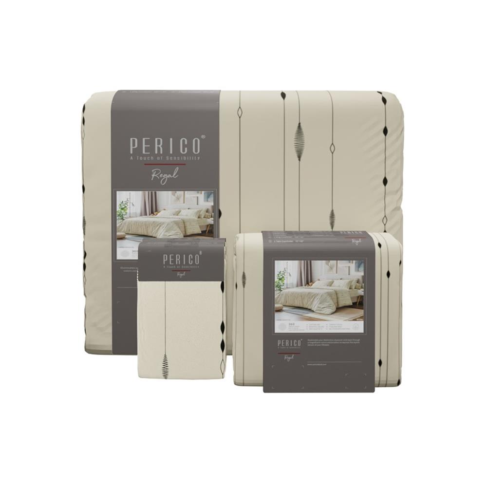ชุดผ้าปูที่นอน 5 ฟุต 6 ชิ้น PERICO REGAL PRINT RE254