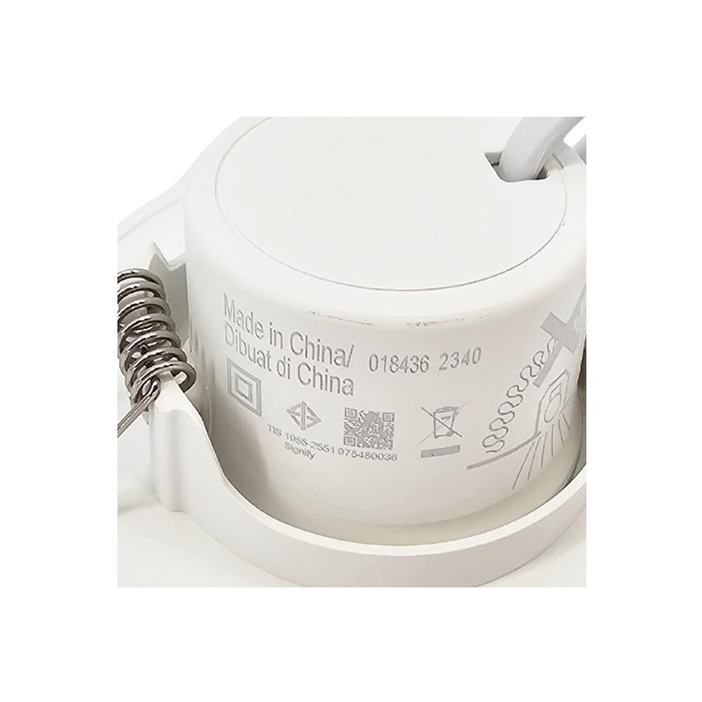 ดาวน์ไลท์ LED ECOLINK HG ESL190 5.5 วัตต์ WARM WHITE 3 นิ้ว สีขาว กลม
