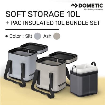 กระเป๋าเก็บอุณหภูมิ DOMETIC GO SOFT STORAGE 10 ลิตร สี ASH + ฉนวนเก็บความเย็น PAC INSULATED 10 ลิตร_6