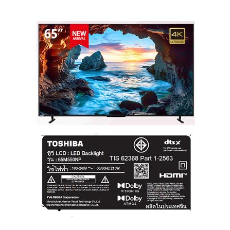 ทีวีคิวแอลอีดี 65 นิ้ว TOSHIBA (4K, QLED, GOOGLE TV) 65M550NP_6