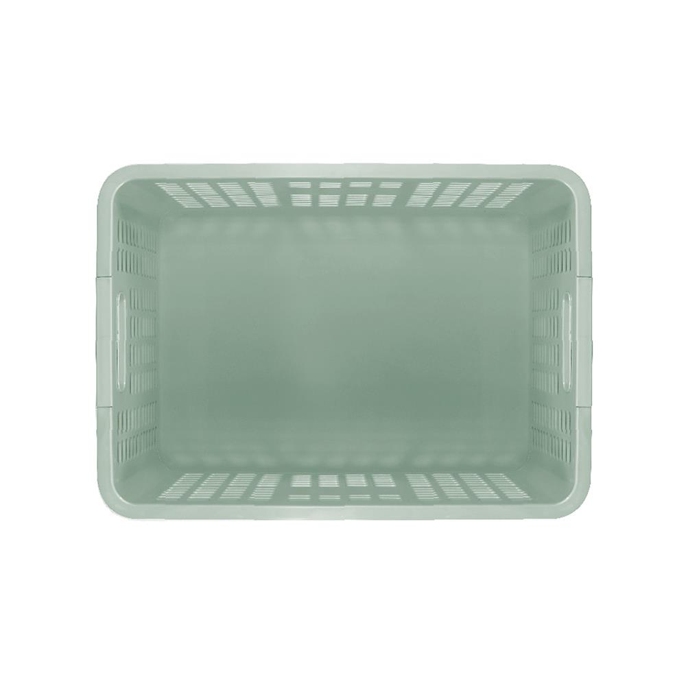 กล่องเก็บของซ้อนได้ STACKO CIRCULAR 45.4x32.6x28 ซม. สีเขียว