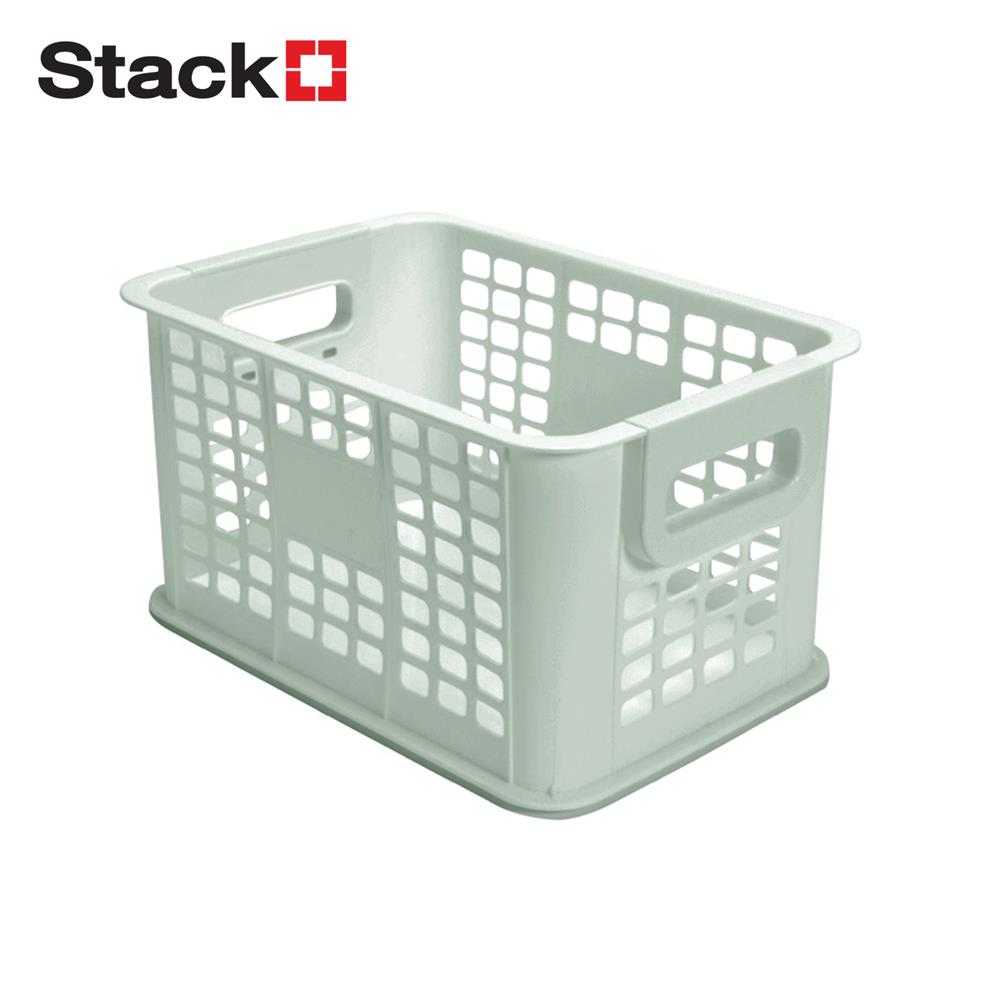 กล่องเก็บของซ้อนได้ STACKO CIRCULAR 22.5x32.5x17.4 ซม. สีเขียว
