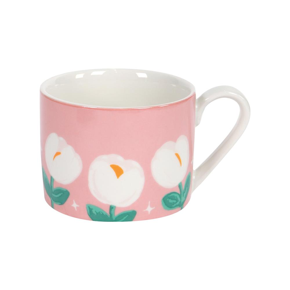 ชุดกาแฟ PORCELAIN 250 มล. KECH PINK TULIP