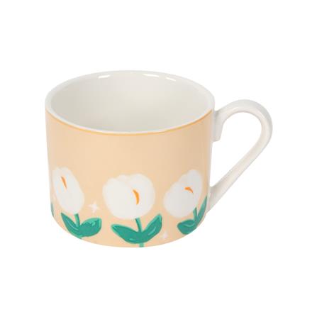 ชุดกาแฟ PORCELAIN 250 มล. KECH CREAM TULIP_3