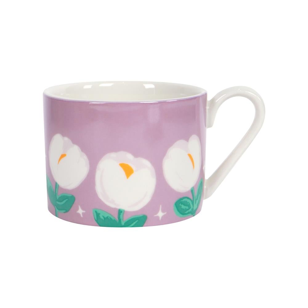 ชุดกาแฟ PORCELAIN 250 มล. KECH PURPLE TULIP