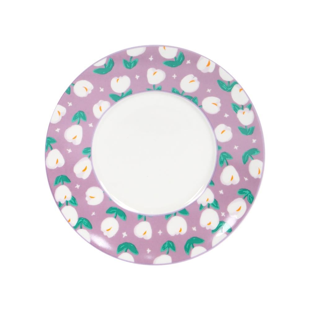 ชุดกาแฟ PORCELAIN 250 มล. KECH PURPLE TULIP