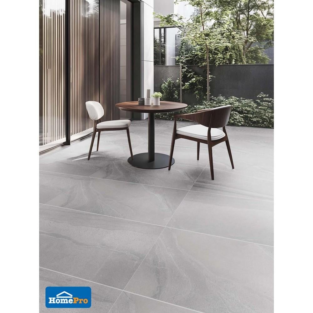 กระเบื้องพื้นพอร์ซเลน 60x120 ซม. COTTO อาร์มานี เทา PM 1.44 ตร.ม.