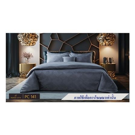 ชุดผ้าปูที่นอน 3.5 ฟุต 4 ชิ้น PREMIER SATIN ROYAL TOUCH PRINT PC141_0
