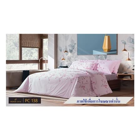 ชุดผ้าปูที่นอน 3.5 ฟุต 4 ชิ้น PREMIER SATIN ROYAL TOUCH PRINT PC138_0