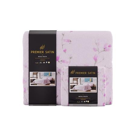 ชุดผ้าปูที่นอน 3.5 ฟุต 4 ชิ้น PREMIER SATIN ROYAL TOUCH PRINT PC138_4