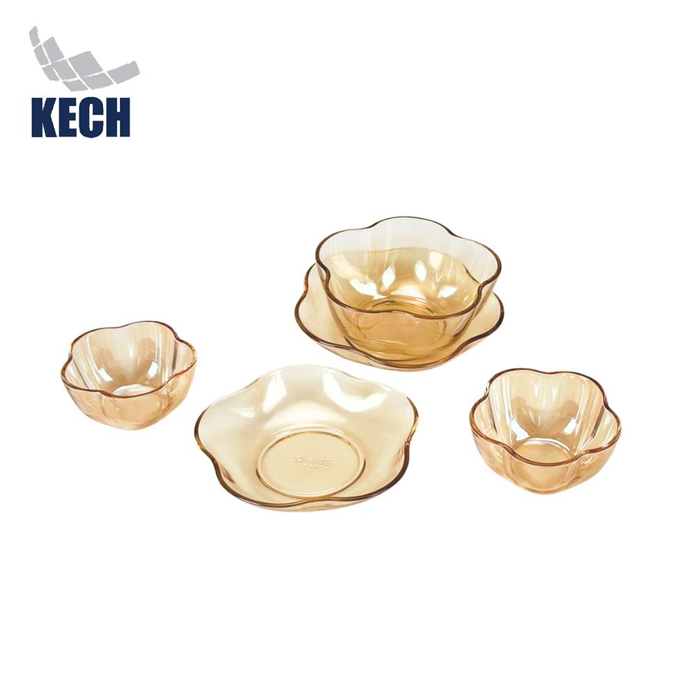 ชุดจานชามแก้ว KECH PLUM (5 ชิ้น)_1