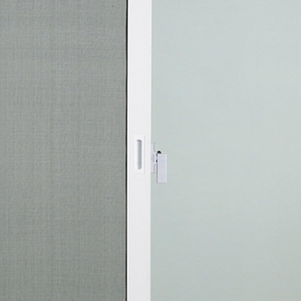 หน้าต่างบานเลื่อน อะลูมิเนียม S-S มุ้ง AZLE PLUS 150x110 ซม. สีขาว