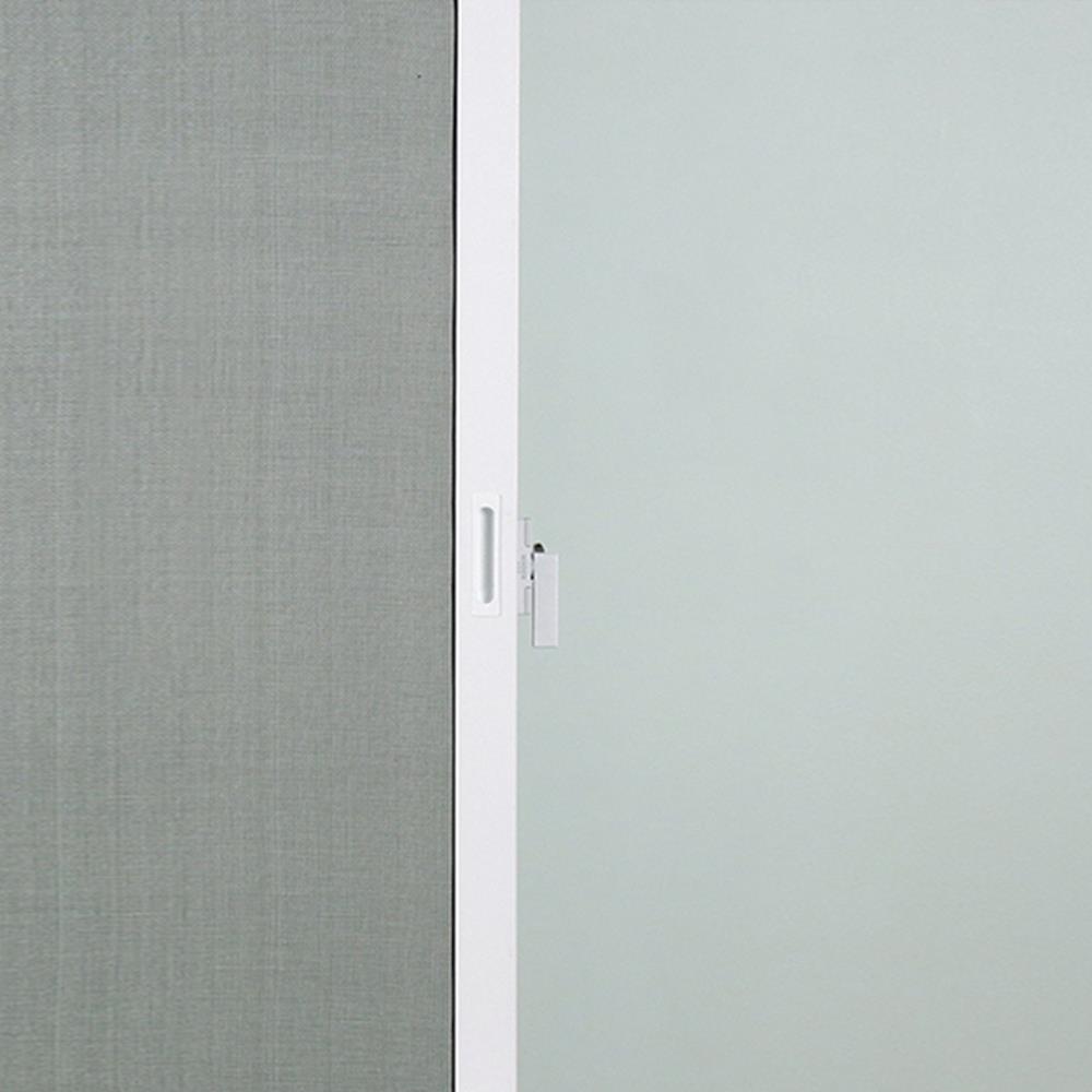 หน้าต่างบานเลื่อน อะลูมิเนียม S-S มุ้ง AZLE PLUS 100x110 ซม. สีขาว