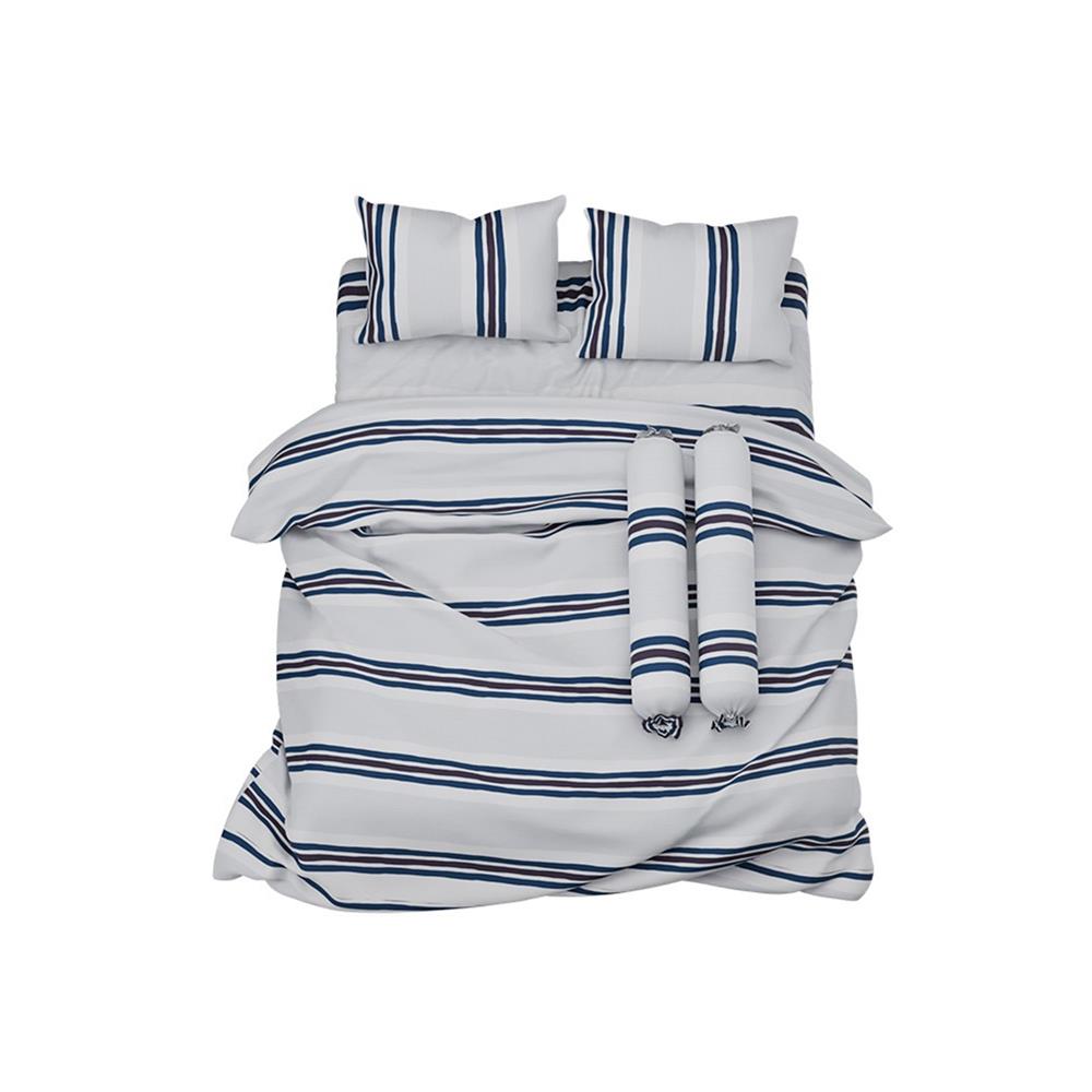 ชุดผ้าปูที่นอน 5 ฟุต 6 ชิ้น PREMIER SATIN ROYAL TOUCH PRINT PC143