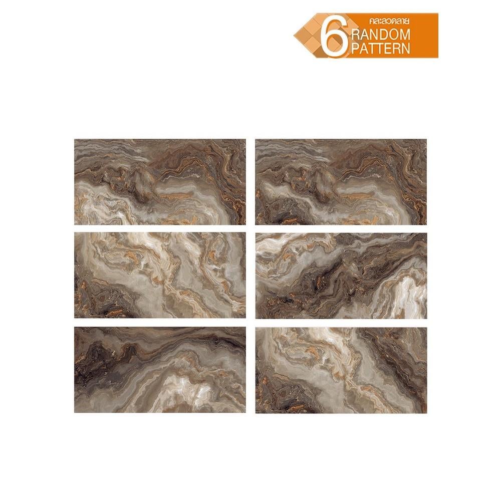 กระเบื้องพื้นพอร์ซเลน 60x120 ซม. COTTO เปอร์เซียน น้ำตาล PM 1.44 ตร.ม.
