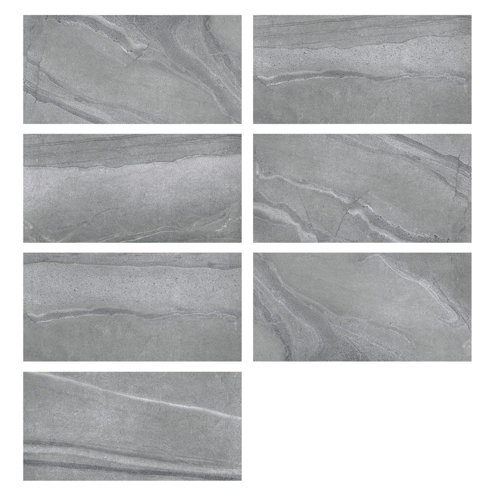 กระเบื้องพื้นพอร์ซเลน 60x120 ซม. COTTO เอ็ม-สโตน เทา PM 1.44 ตร.ม.