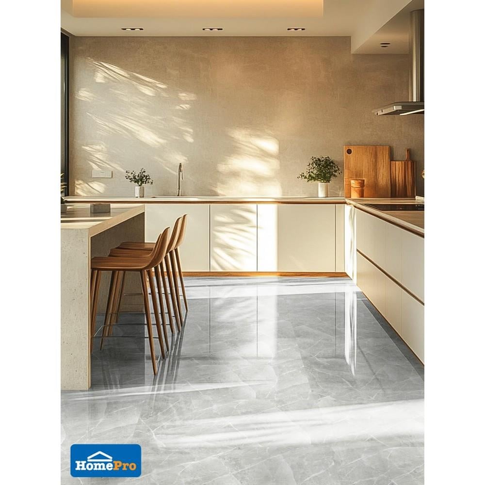 กระเบื้องพื้นพอร์ซเลน 60x120 ซม. COTTO รอยัล เทา PM 1.44 ตร.ม.