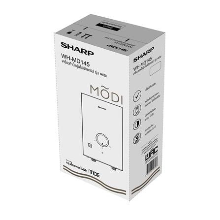 เครื่องทำน้ำอุ่น SHARP WH-MD145 4500 วัตต์ สีเทา_6
