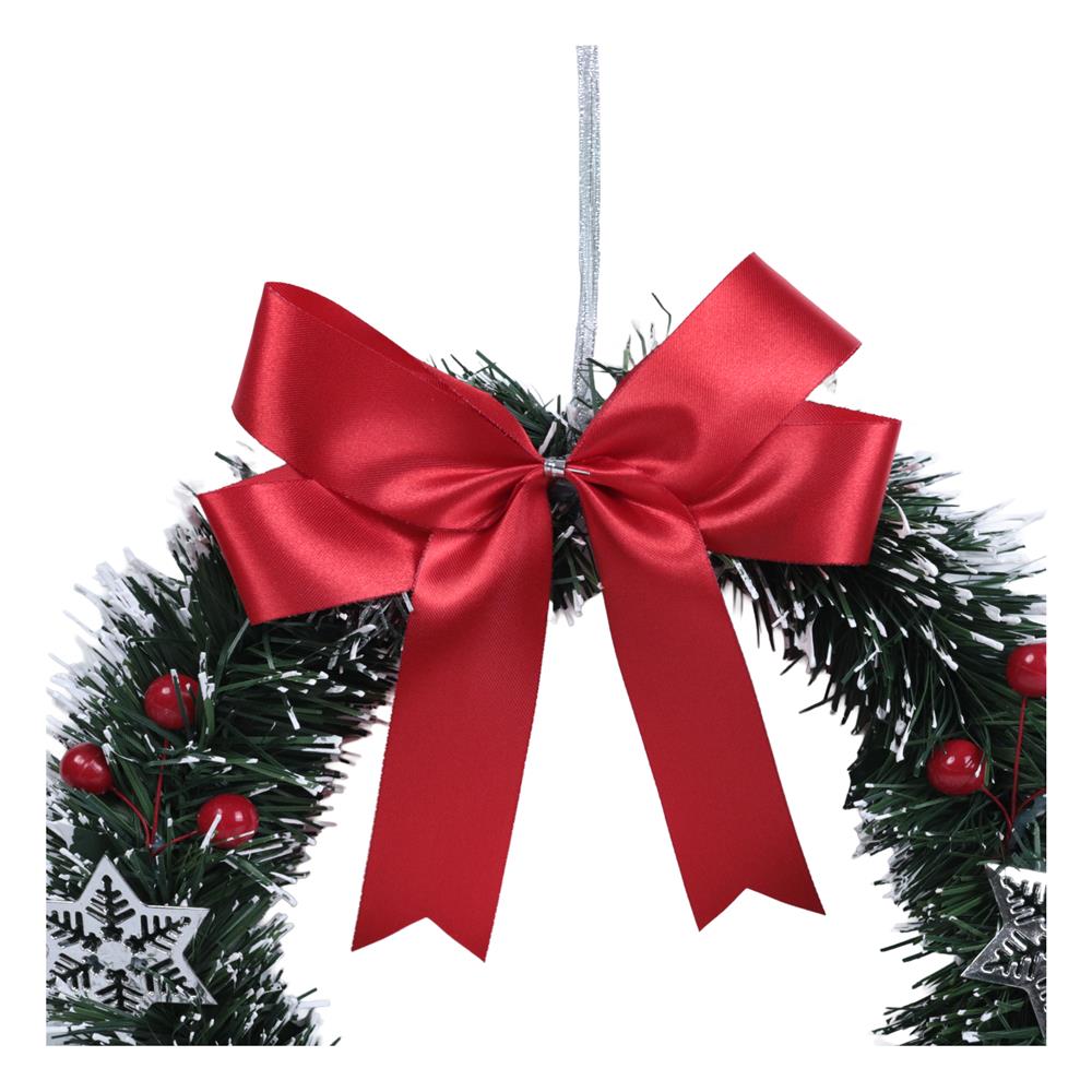ช่อแขวนตกแต่ง X'MAS SIAMXMAS 12 นิ้ว สีแดง