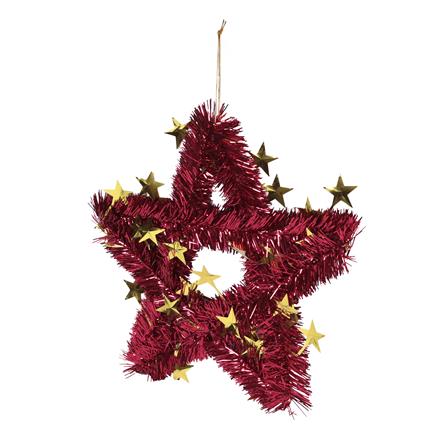 ช่อแขวนตกแต่ง STAR SIAMXMAS 12 นิ้ว สีแดง_1
