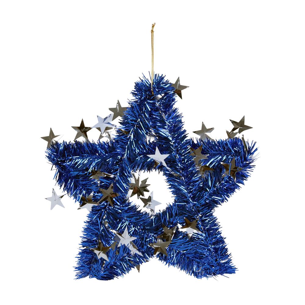 ช่อแขวนตกแต่ง STAR SIAMXMAS 12 นิ้ว สีน้ำเงิน