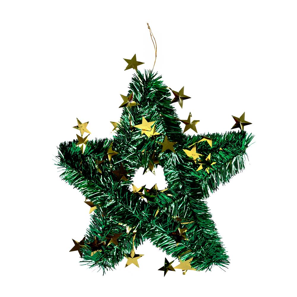 ช่อแขวนตกแต่ง STAR SIAMXMAS 12 นิ้ว สีเขียว