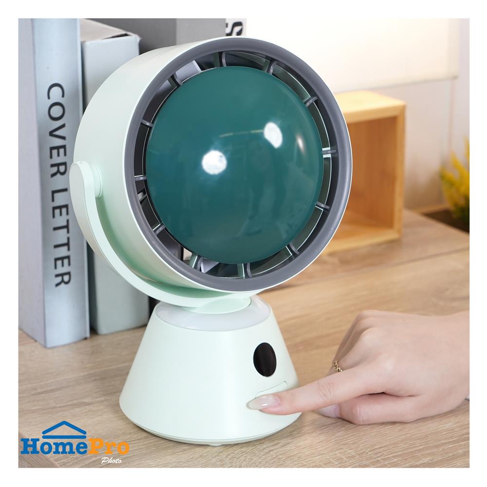 พัดลมพกพา 5 นิ้ว QUU HP24060609-2 สีเขียว