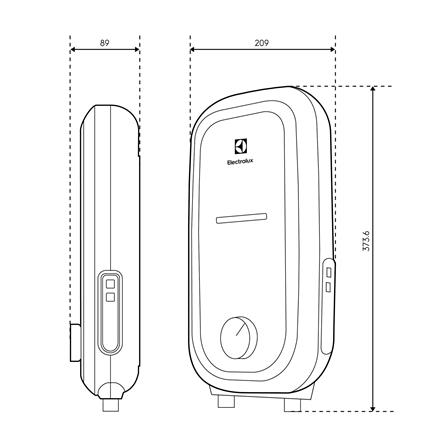 เครื่องทำน้ำอุ่น ELECTROLUX EWE381QX-G4 3800 วัตต์ สีเทา_8