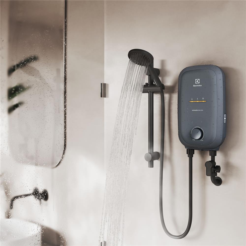 เครื่องทำน้ำอุ่น ELECTROLUX EWE481QX-G4 4800 วัตต์ สีเทา