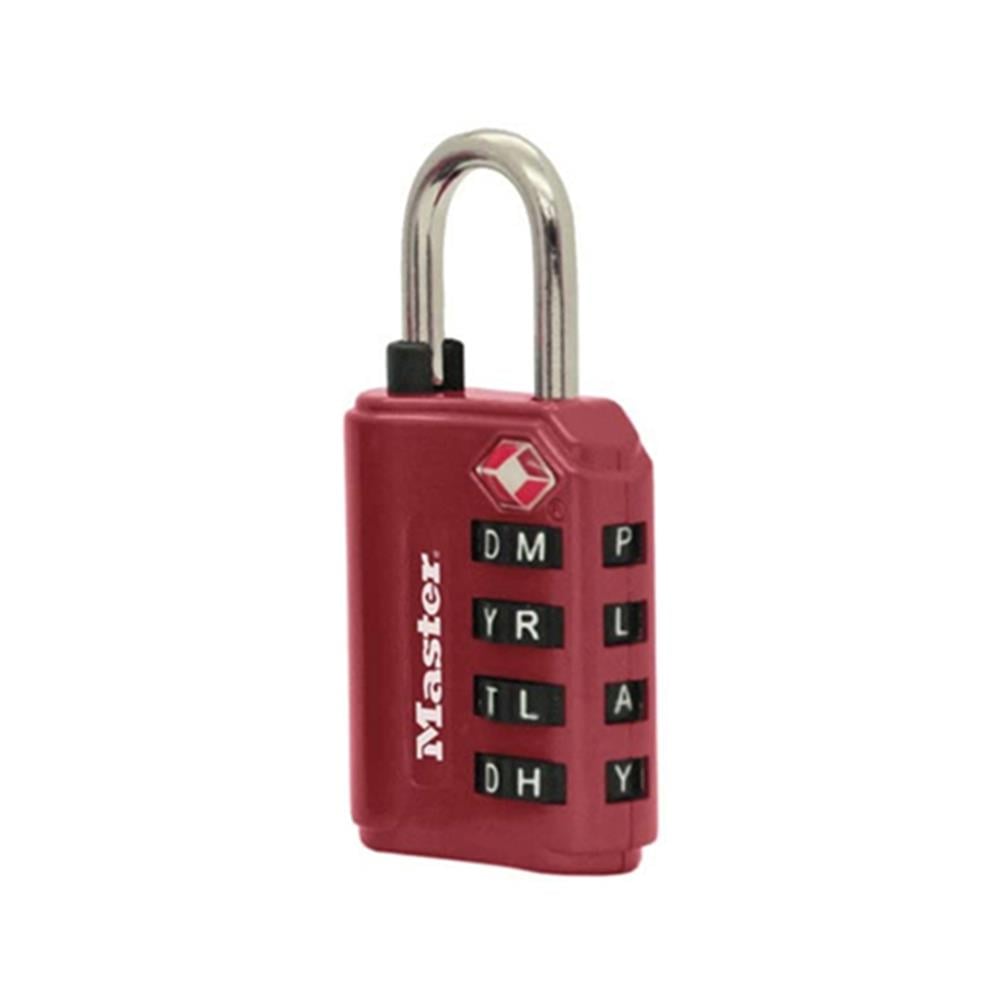 กุญแจรหัส MASTER LOCK TSA 4691 สีแดง