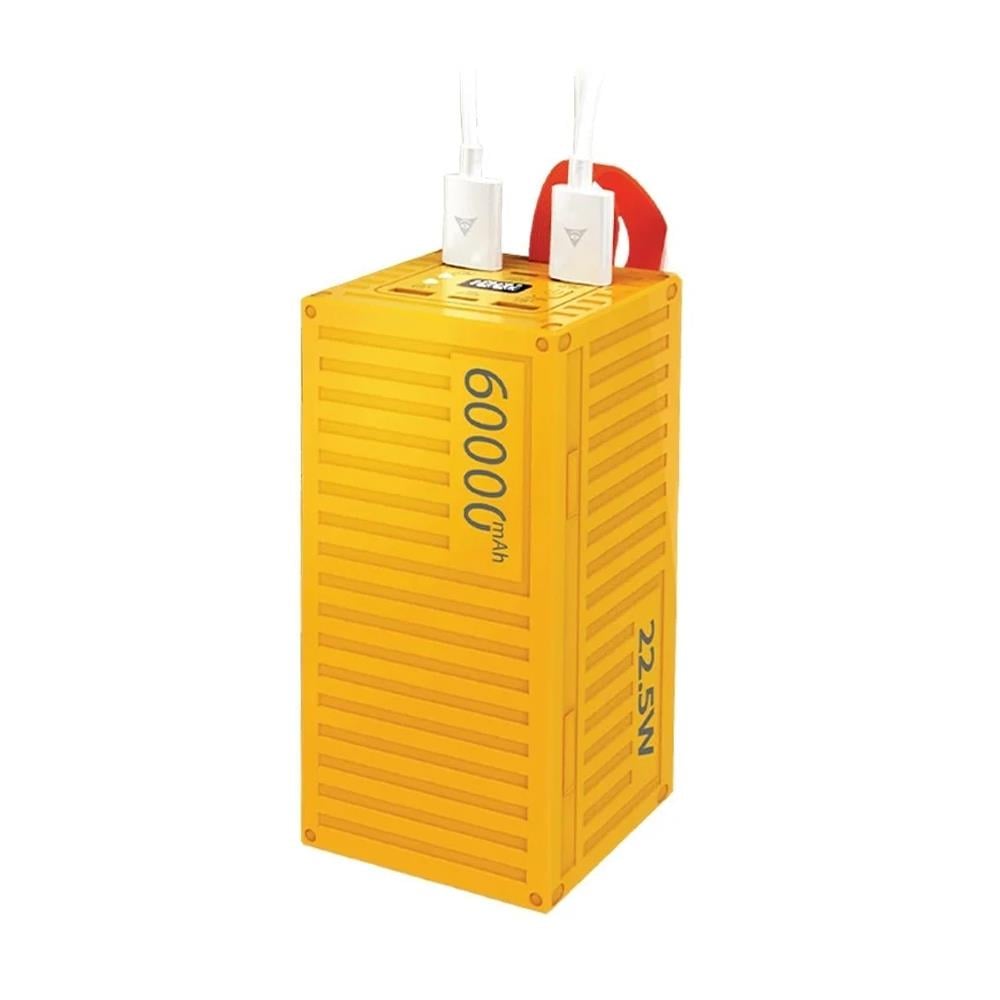แบตเตอรี่สำรอง ASAKI A-B3601FY 60000 MAH สีเหลือง