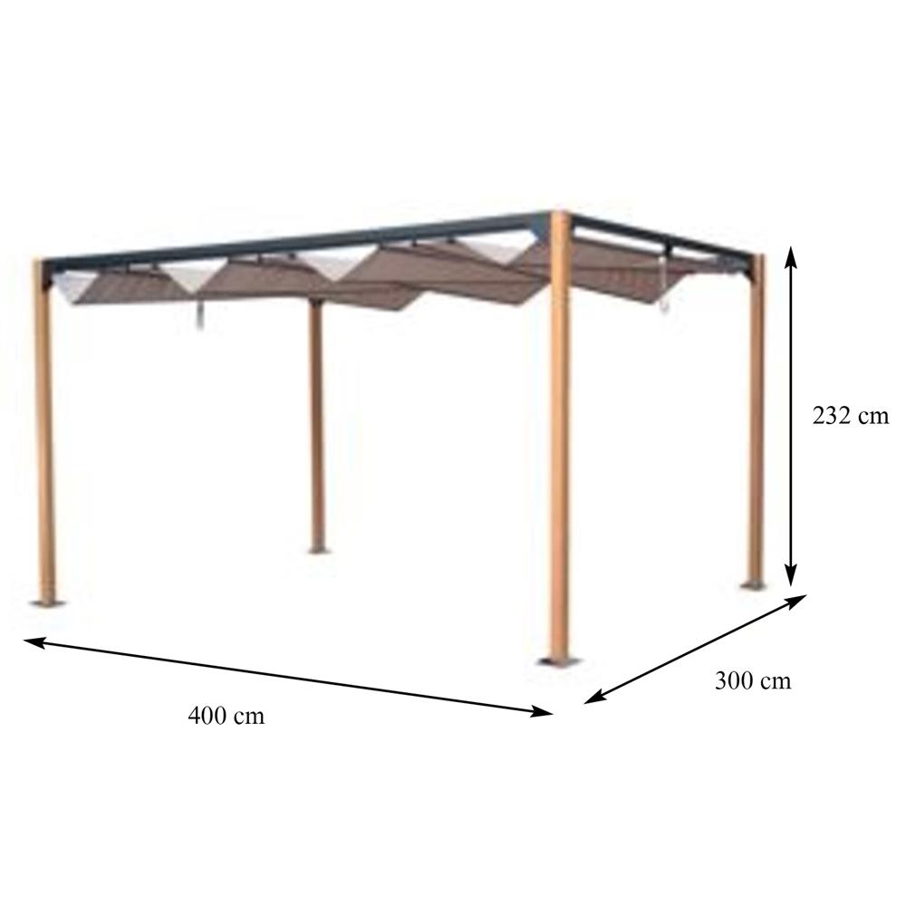 เต็นท์สนาม BENETTA SERENITY 3X4 ม. สีดำ
