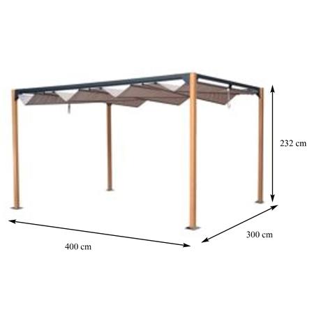 เต็นท์สนาม BENETTA SERENITY 3X4 ม. สีดำ_5