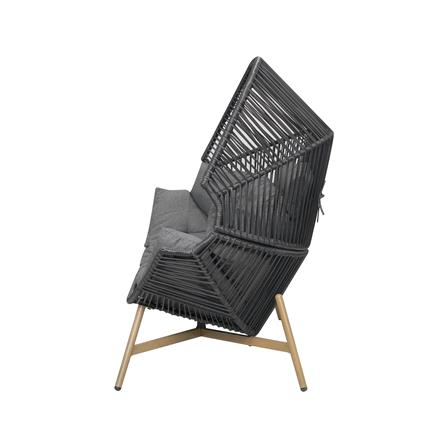 เก้าอี้พักผ่อน OVAL BENETTA SERENITY สีดำ_2