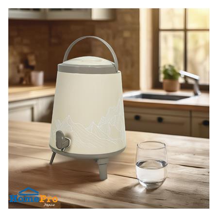 ถังน้ำดื่ม มีก๊อก SPRING COOL MATE 14 ลิตร สีน้ำตาลอ่อน_9