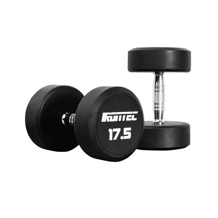 ดัมเบลทรงกลมหุ้มยาง IRONTEC 17.5 กก._1