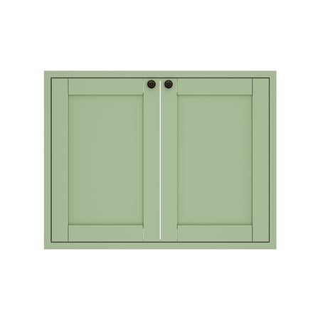 บานซิงค์คู่ KITZCHO ZOUL 86x66 ซม. สี MATTE GREEN_0