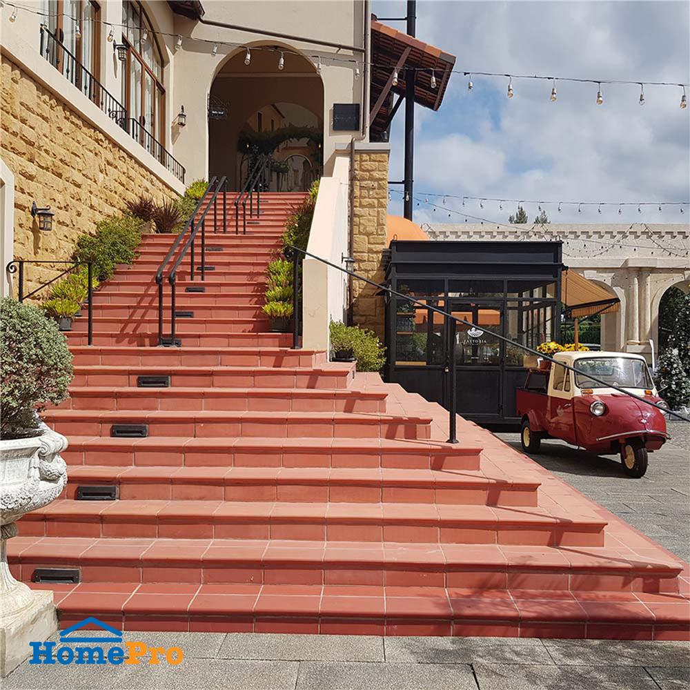 กระเบื้องจมูกบันได 6x13 นิ้ว KENZAI ฟลอเรนซ์ โรซ่า (6P)