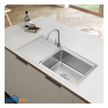 ซิงค์ฝัง 1 หลุม 1 ที่พัก TEKA TT 86 1B1D สีเงิน_2