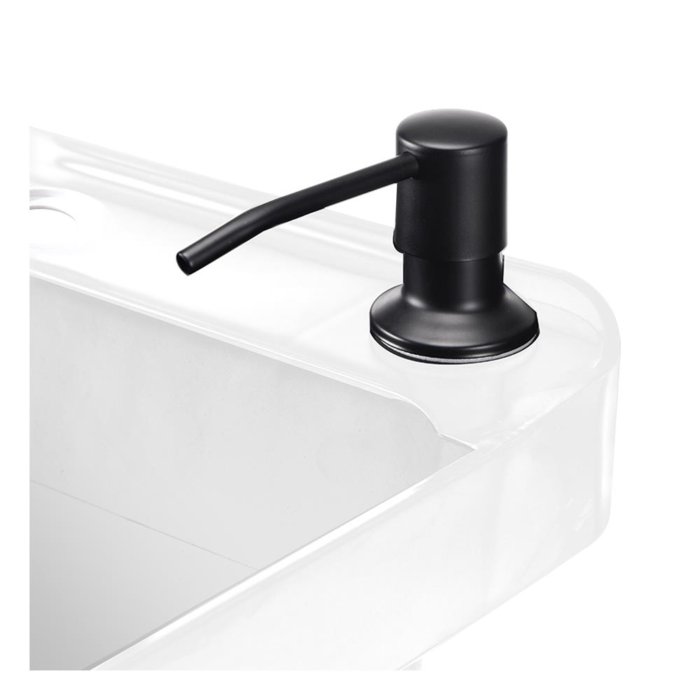 ซิงค์ขาตั้งพลาสติก 1 หลุม INFO BB5048 สีขาว