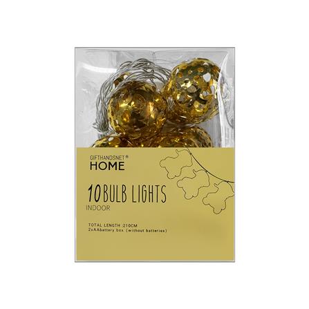 ไฟกะพริบ LED SIAMXMAS GOLDEN BALL 1 วัตต์ 2.1 เมตร WARM WHITE_1