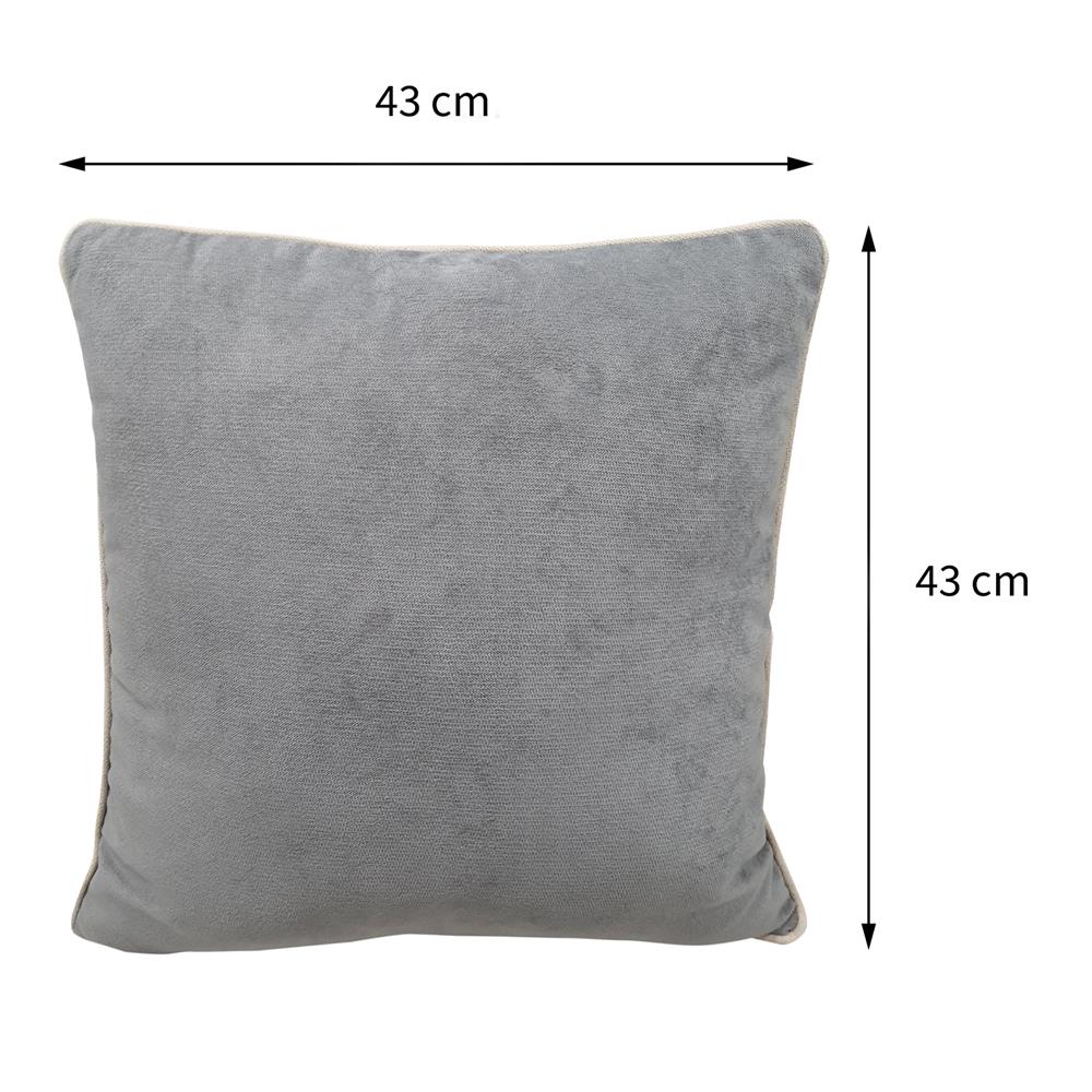 หมอนอิง HOME LIVING STYLE ZEN 17X17 นิ้ว สีเทา